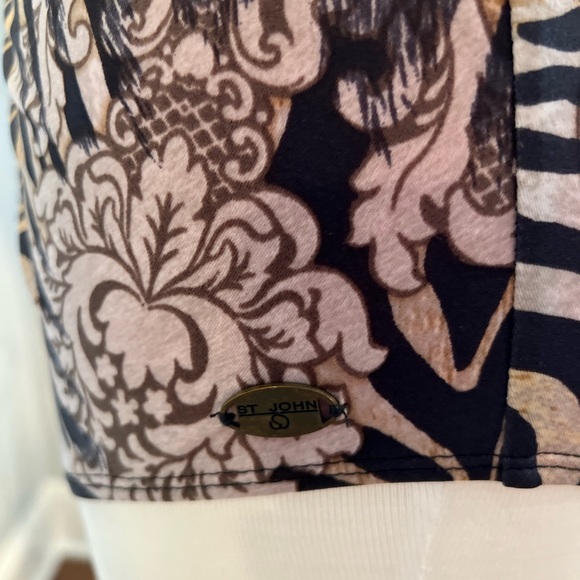 St. John Swim Animal Print Swimsuit - Picture 6 of 8